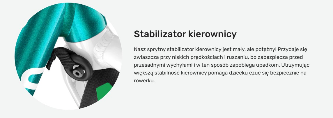 woom GO 1 - red stabilizacja_kierownicy