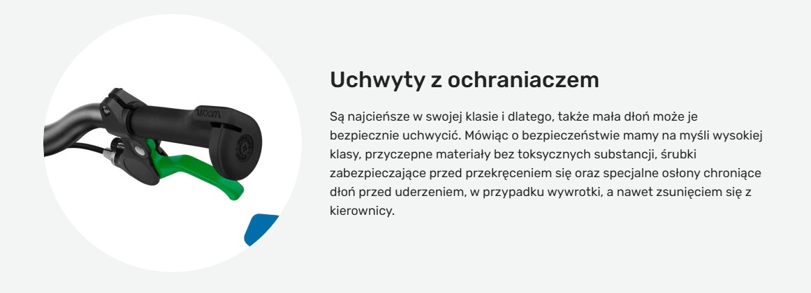 woom GO 1 - red uchwyt