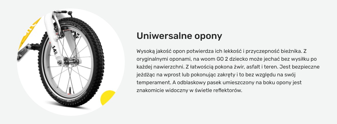 woom Go 2 ergonomiczne_siiodlo