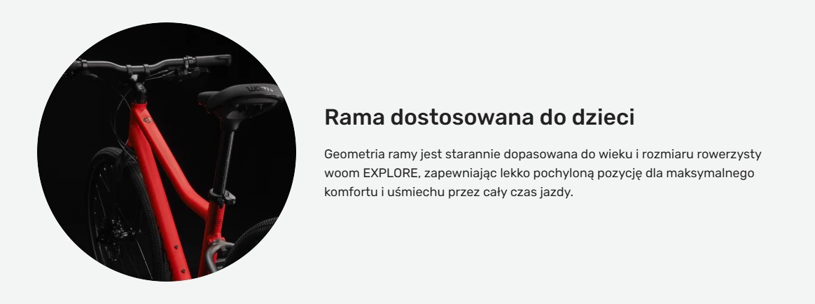 woom Go 2 ergonomiczne_siiodlo