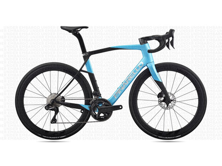 Rower szosowy Pinarello X7 - Ultegra Di2 2x12 DB MOST Ultrafast 45 DB - Lagoon Blue Matt