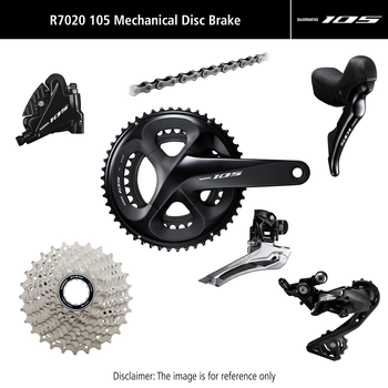 Grupa Shimano 105 R7020 Mechaniczna Hamulce Tarczowe 172,5 mm \ 11-34 \ 52-36T