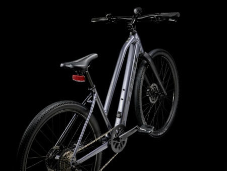 Rower elektryczny Trek Dual Sport+ 2 LT o obniżonym przekroku  Galactic Grey 2025