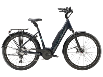Rower elektryczny Trek Verve+ 5 z niskim przekrokiem  Nautical Navy 2025