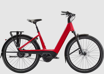 Rower Elektryczny Charter+ 4 o niskim przekroku z napędem pasowym i piastą Enviolo oraz akumulatorem 540 Wh