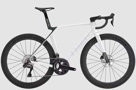 Rower szosowy Madone SL 7 Gen 8 Gloss Crystal White/Matte Deep Smoke