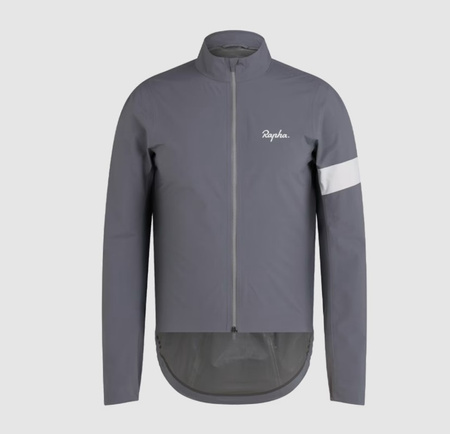 Kurtka rowerowa przeciwdeszczowa Rapha Core II Szary/Biały