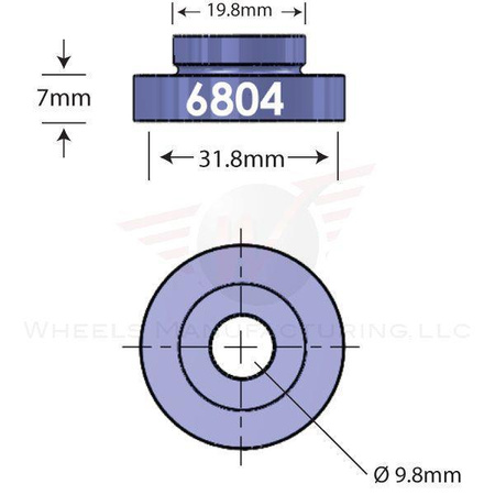 Kształtka Do Serwisu Łożysk Suportu WheelsMFG 6804