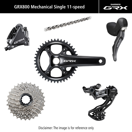 Grupa Shimano GRX 810 1x11rz Mechaniczna 11-30 \ 40T \ 172.5 mm
