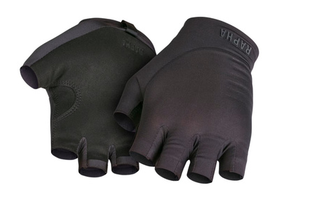 Rękawiczki rowerowe Rapha Pro Team Czarny