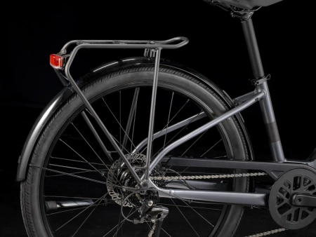 Rower elektryczny Trek Verve+ 1 LT o niskim przekroku Galactic Grey 2026