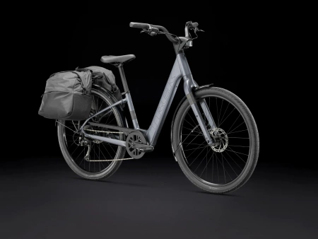 Rower elektryczny Trek Verve+ 1 LT o niskim przekroku Viper Red 2026