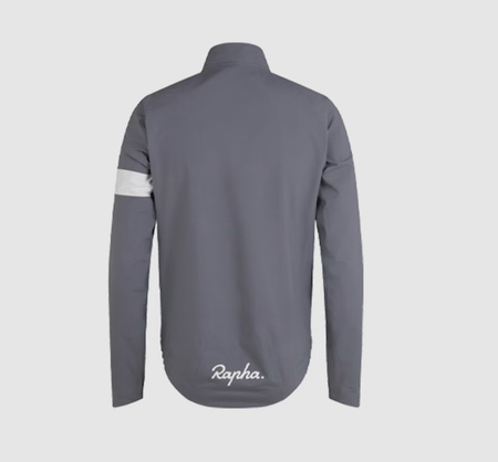 Kurtka rowerowa przeciwdeszczowa Rapha Core II Szary/Biały