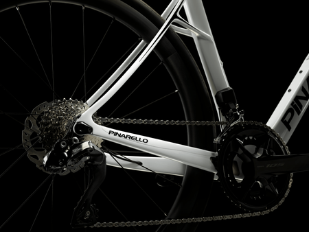 Rower szosowy Pinarello X5 - 105 Di2 2x12 DB MOST Ultrafast 40 - Xolo Crystal White 2026