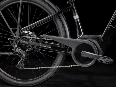 Rower elektryczny Verve+ 2 o niskiej rurze górnej Gen 3 Trek Black 2026