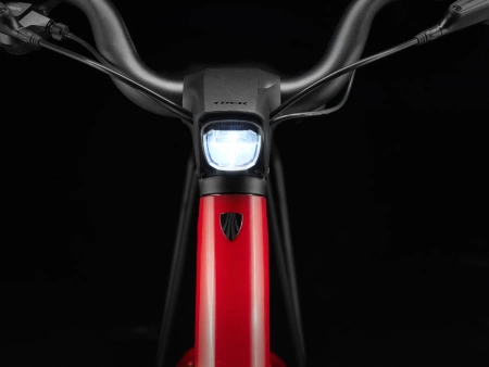 Rower elektryczny Trek Verve+ 1 LT o niskim przekroku Viper Red 2026