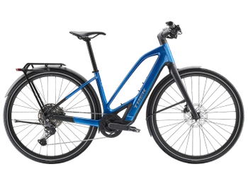 Rower elektryczny Trek FX+ 7 o średnim przekroku  Alpine Blue Gloss 2026