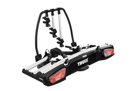 Thule VeloSpace XT bagażnik rowerowy na hak holowniczy z platformą na 3 rowery czarna/aluminiowa