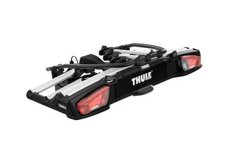 Thule VeloSpace XT bagażnik rowerowy na hak holowniczy z platformą na 3 rowery czarna/aluminiowa