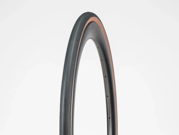 Opona szosowa Bontrager R3 Hard-Case Lite TLR Czarny/Ciemnobrązowy