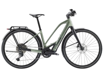 Rower elektryczny Trek FX+ 7 o średnim przekroku  Lichen Green Gloss 2026