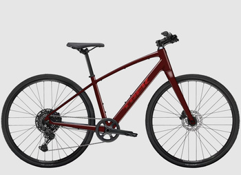Rower Trek FX 3 o średnim przekroku Gen 4 Dark Carmine 2026