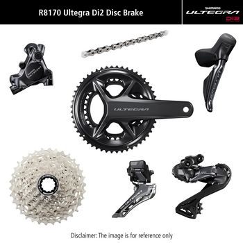 Grupa Shimano Ultegra DI2 R8170 Hamulce Tarczowe 172,5 mm \ 11-30 \ 52-36T