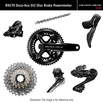 Grupa Shimano Dura Ace DI2 R9270P z Pomiarem mocy Hamulce Tarczowe 50-34T \ 11-34 \ 172,5 mm