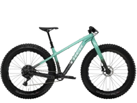 Rower fat bike Trek Farley 5  Satin Blue Sage to Lithium Grey Fade 2026