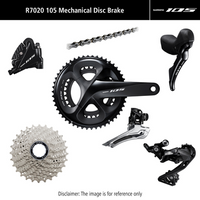 Grupa Shimano 105 R7020 Mechaniczna Hamulce Tarczowe 172,5 mm \ 11-34 \ 52-36T 