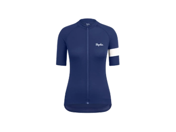 Damska lekka koszulka rowerowa Rapha Core Granatowa