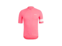 Koszulka rowerowa Rapha Core Fluorescencyjna różowa