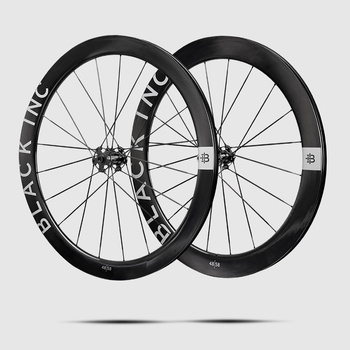 Komplet kół szosowych BLACK INC 48//58 Clincher Disc Brake Silver Label Shimano