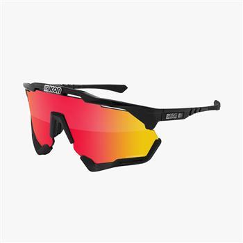 Okulary SCICON AEROSHADE XL Black Gloss/Black - SCNPP Multimirror Red