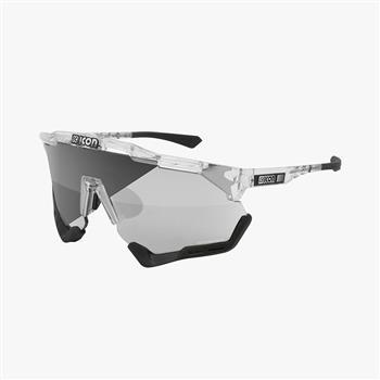 Okulary SCICON AEROSHADE XL Crystal Gloss/Black - SCNPP Photochromic Silver