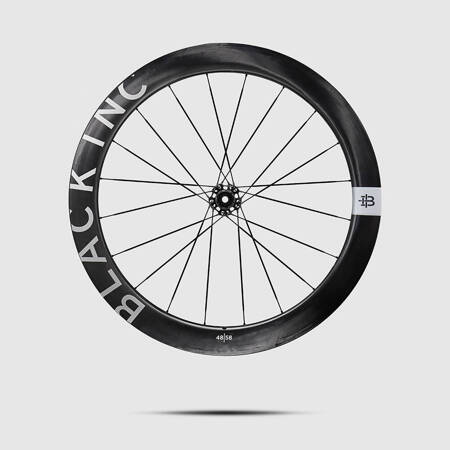 Komplet kół szosowych BLACK INC 48//58 Clincher Disc Brake Silver Label Shimano