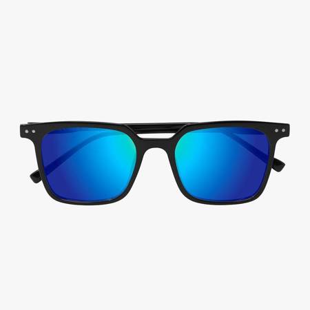 Okulary SCICON VERTEC Black Gloss - Blue Multimirror Lens