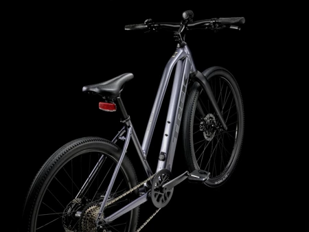 Rower elektryczny Trek Dual Sport+ 2 LT o obniżonym przekroku  Galactic Grey 2025