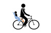 Thule RideAlong Lite mocowany na ramie fotelik rowerowy pomarańczowy zinnia